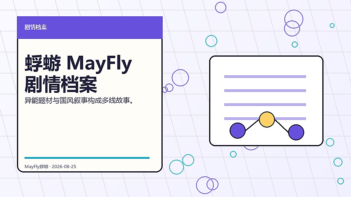 MayFly蜉蝣 蜉蝣 MayFly 剧情档案轮播图